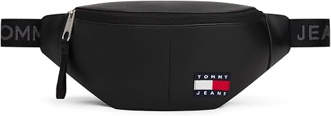Tommy Jeans TJM ESS DAILY PU BUMBAG Erkek Çanta, Siyah, Tek Beden