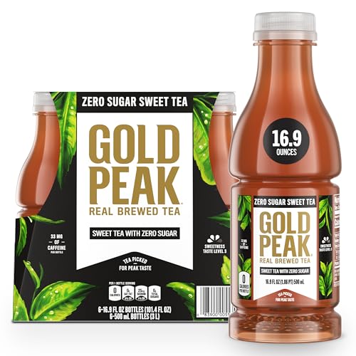 Gold Peak Tea, Diet Tea, 16.9 fl oz, 6 Pack