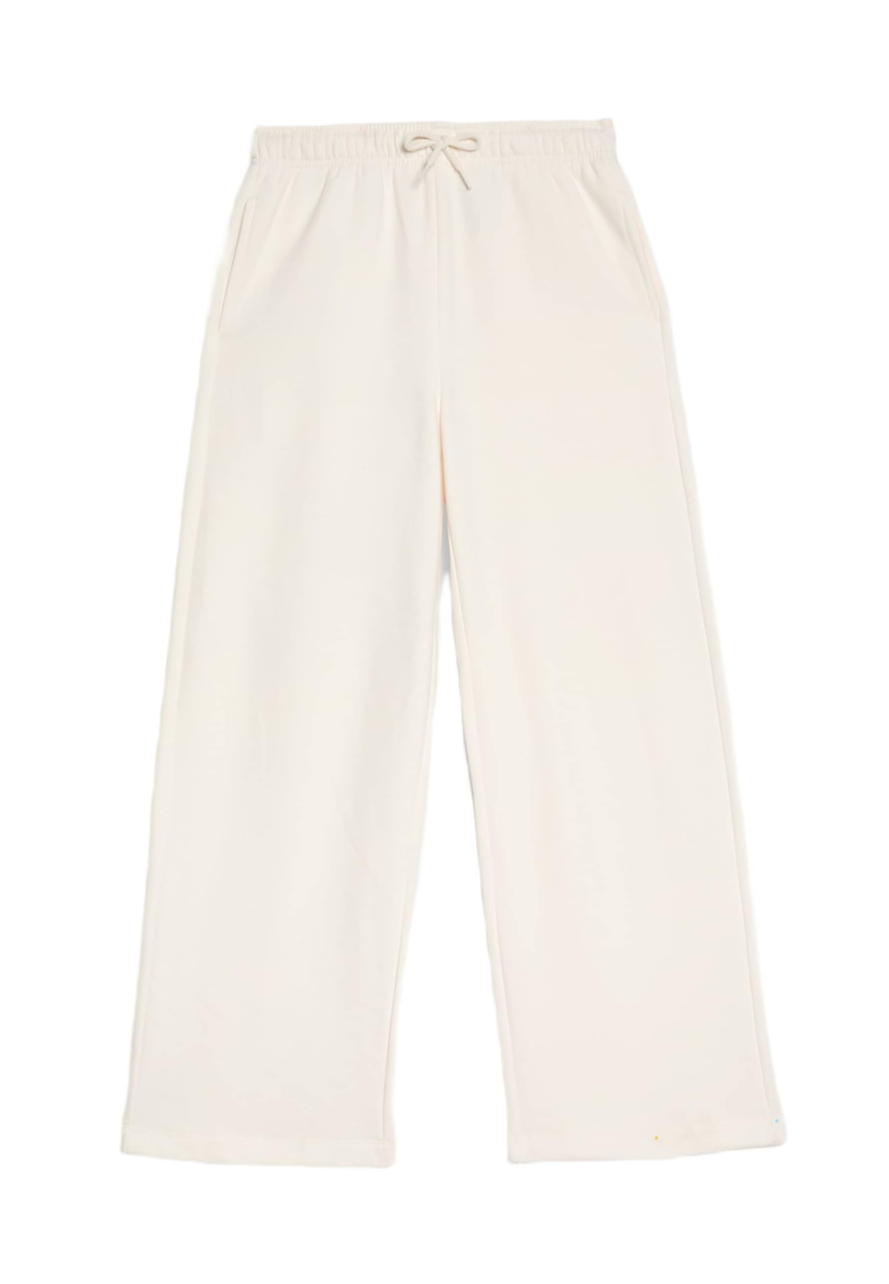 Marks & Spencer Jogging Jambes Larges Enfant à Haute Teneur en Coton, Mixte, Taille à Cordon
