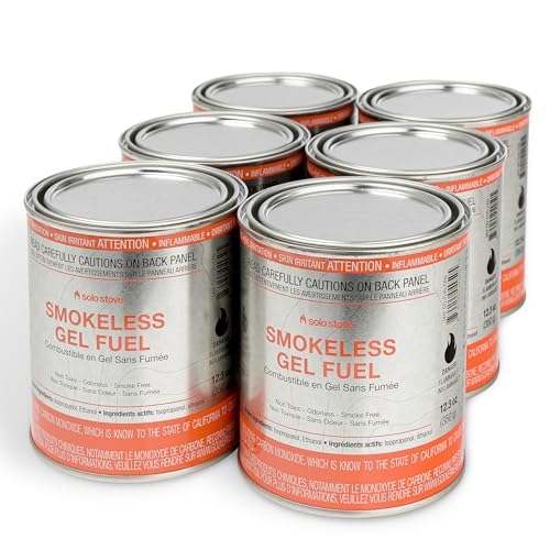 Comparison: Best Fuel For A Stove 4 Solo Stove Pure Gel Fuel Can, Made in The USA, for Indoor/Outdoor Use, Perfect for Making Smores, Tabletop Fire Pit, Clean-Burning and Smoke-Free (12.3 oz. - Pack of 12)