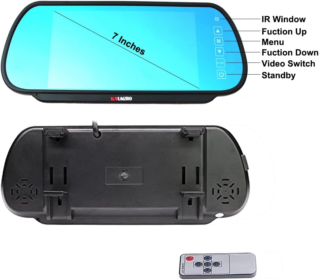 Backup Camera System with 7inch Clip-on Mirror Monitor for F ord Transit MK6(2000-2006) Ford MK7(2007-2013) Tourneo Connect 2012…