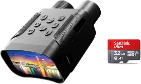 Câmera Binôculo Militar Infravermelho Longo Alcance 32gb