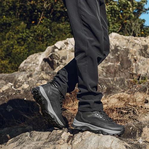 Image of CC-Los Men's Waterproof Hiking Boots Outdoor Boot Relaxed Fit Lightweight