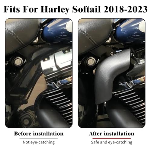 Déflecteur thermique de cadre central pour moto Harley Softail 2018-2023 - 4