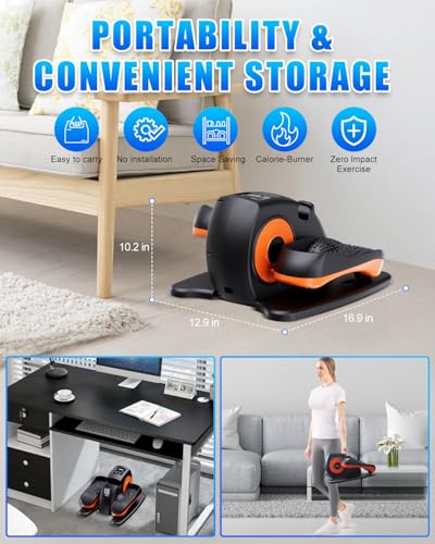Putnen Under Desk Elliptical Machine, Ellipse Leg Exerciser While Sitting For Seniors thumb #6