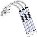 SUPRUS Electric Candle Lighter USB Type C Rechargeable Lighter Steel Shell & Hanging Hook with 360 Flexible Neck(Blue, 3)