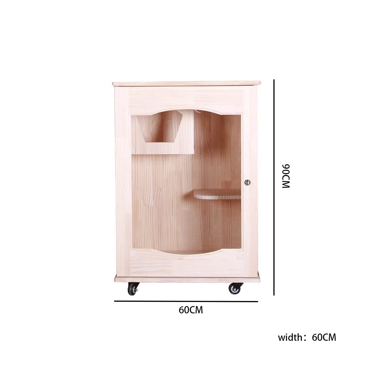 Casa de Mascotas Jaula for Gatos, Villa for Gatos en casa, Sala de partos, Marco de Escalada for Gatos, casa for Gatos de Juguete, Arena for Gatos Casa de Gatos (Size : 02)