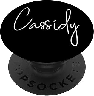 Cassidy Name White on Black - Cassidy