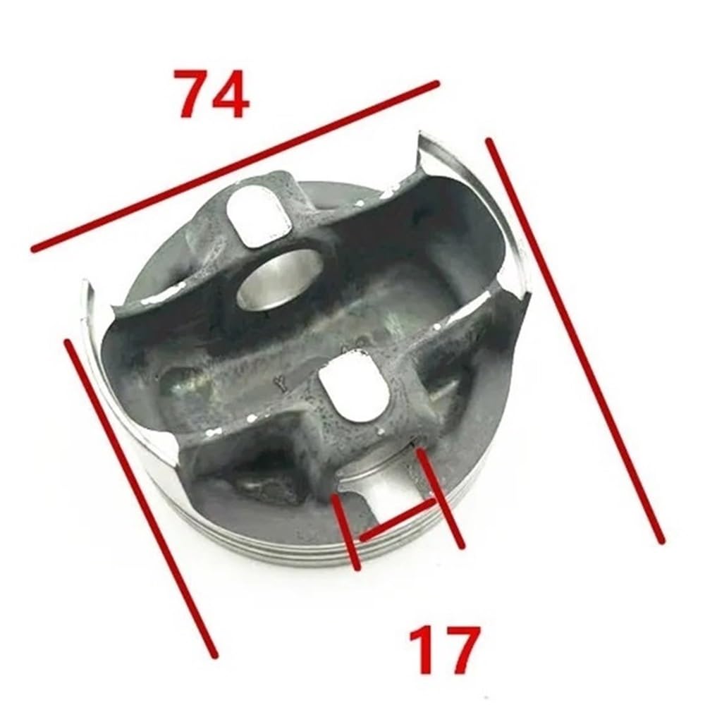 pist. Il pistone della motocicletta è adatto for Ybr250 Xtz250 Ys250 Froze250, anello del motore, accessori for moto standard, forgiato importato