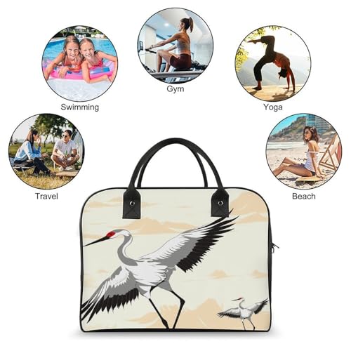 Maletín ligero para laptop unisex estilo japonés miniatura 4
