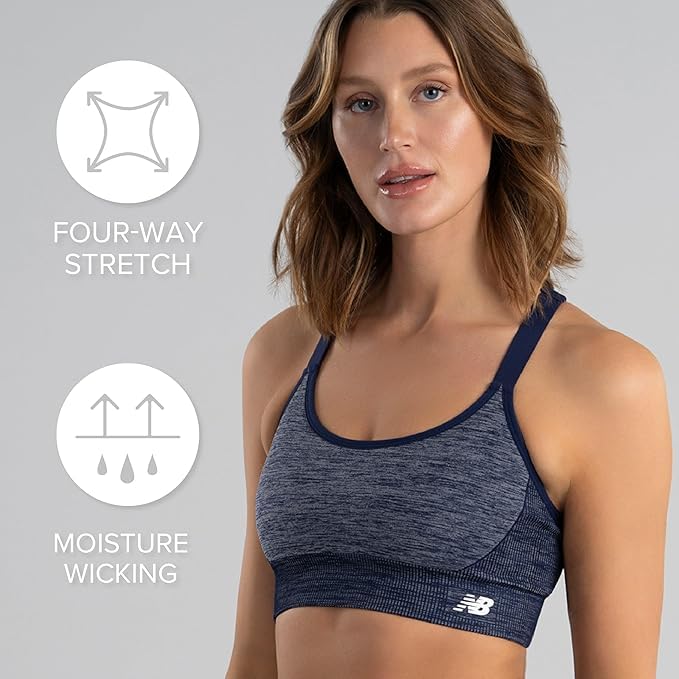Image of New Balance Women's New Balance Seamless Sports Bra