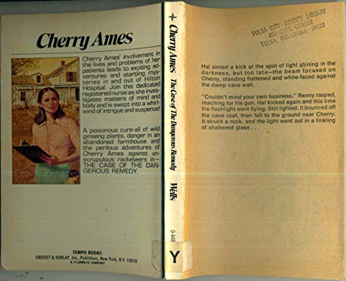 The Case of the Dangerous Remedy (Cherry Ames) 044814851X Book Cover