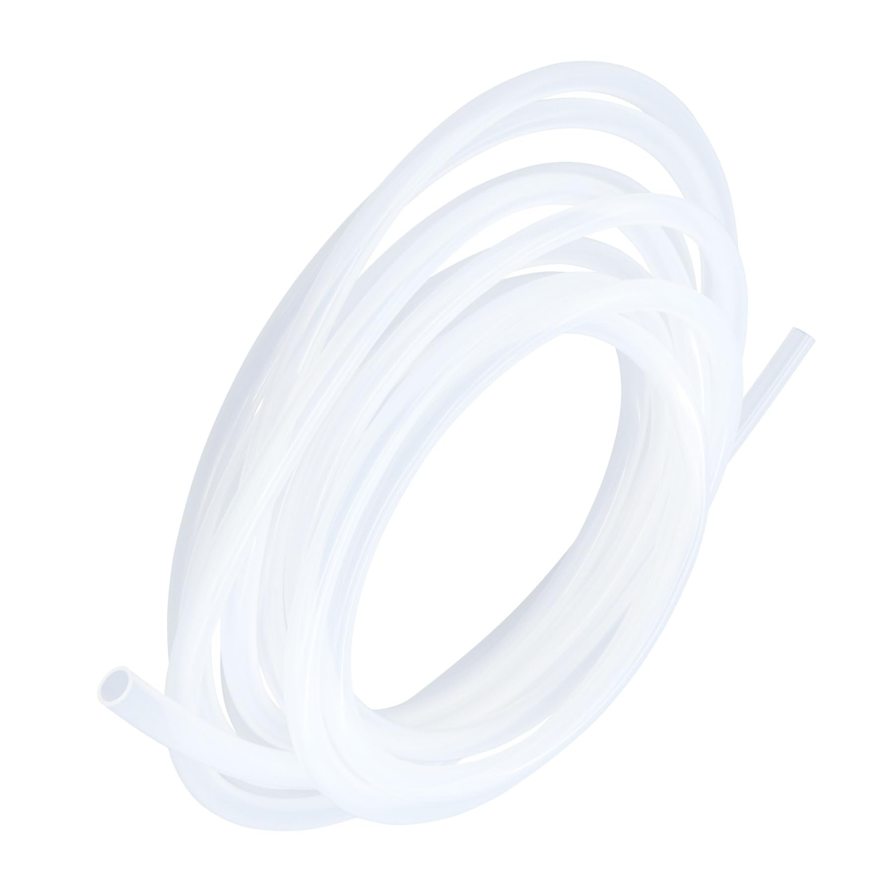 iMeistek 15mm ID x 19mm OD Silicone Tube 4.5m, Clear Flexible Food Grade Hose Air Water Pipe for Pump Transfer,Aquarium