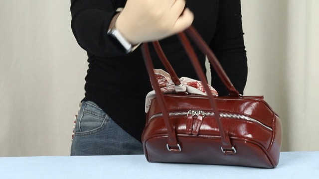 Gladdon Damen Handtasche - Hobo Bag Mit Schal-Dekoration & PU-Leder