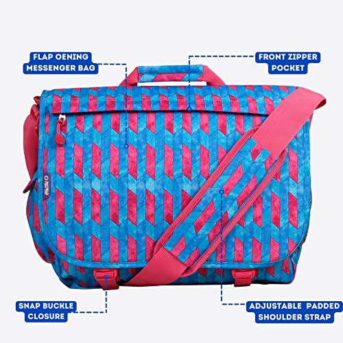 Image of J World New York Thomas Laptop Messenger Bag for Women & Men. Kids Computer Bookbag