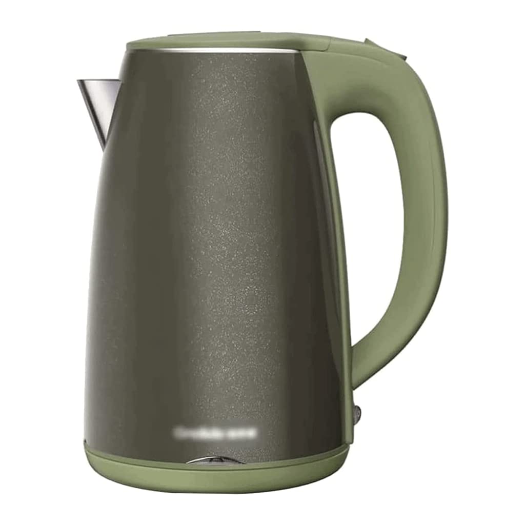 Bollitore elettrico da 1,7 l, design con interruttore a 1 pulsante, bollitore, struttura a doppia parete, bollitore d'acqua, spegnimento automatico, facile da usare