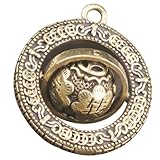 HOODANCOS Colgante De Llavero De Latón Antiguo Dije Para Hacer Joyas Diy Adorno Para Llavero De Latón Para Colecciones De Chinitos Suerte