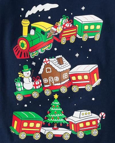 Image of The Children's Place Baby and Toddler All Holidays,Birthdays Long Sleeve Graphic T-Shirts,2 Pack
