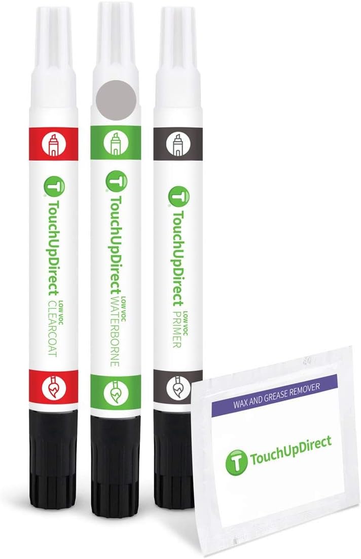 TouchUpDirect Z3/M6895 Silver Metallic (Legacy) for Ford Exact Match Touch Up Paint Combo - Preferred Package