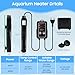 ZESTEFY Aquarium Heater, Fish Tank Heater with Digital LED Controller, Overheat Pond Heaters for Outdoor Ponds with Fish, Adjustable Water Tank Heater for 75-120 Gallon Fish Tank