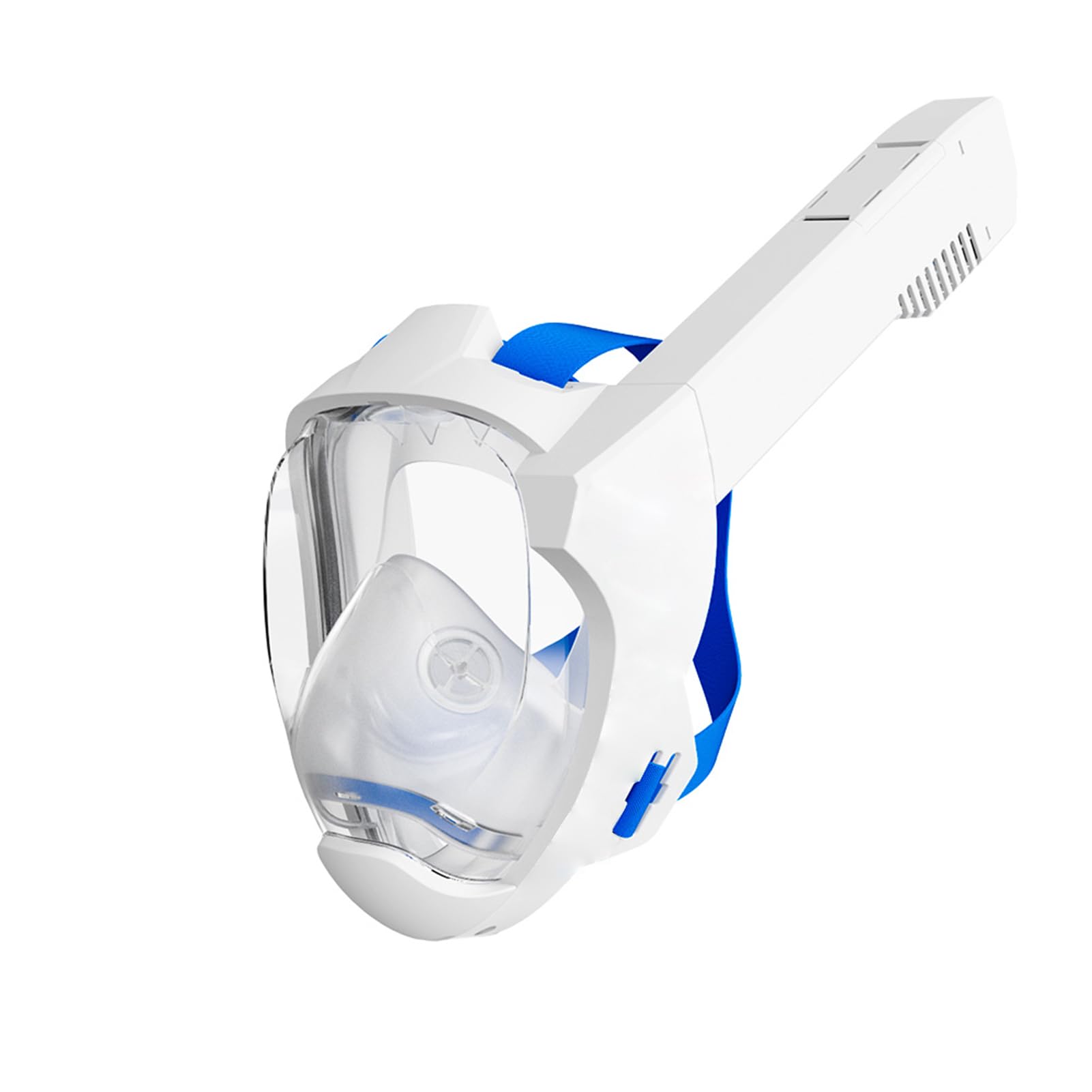 Aoresac Máscara de Snorkel de Cara Completa para Adultos Máscara Snorkel Cara Completa para Adultos Parte Superior Seca Respiración Natural A