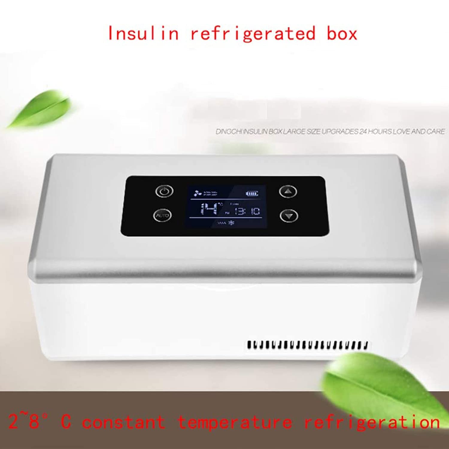Autokühlschrank Tragbare Mini-Insulin-Kühlbox, 2-8 °C Medizinischer Kühlschrank, Medikamentenkühler, Geeignet Für Reisen/Interferon/Medikamentenaufbewahrung