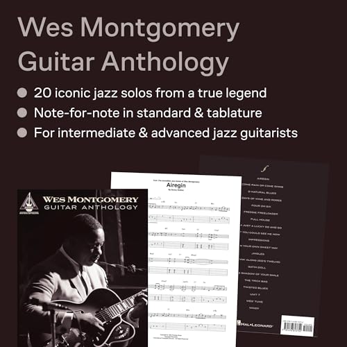 Wes Montgomery Guitar Recorded Versions | Jazz Guitar Sheet Music Songbook with Note-for-Note Transcriptions | 20 Iconic Jazz Solos for Electric Guitar | Hal Leonard Music Book for Jazz Guitarists - Image 3