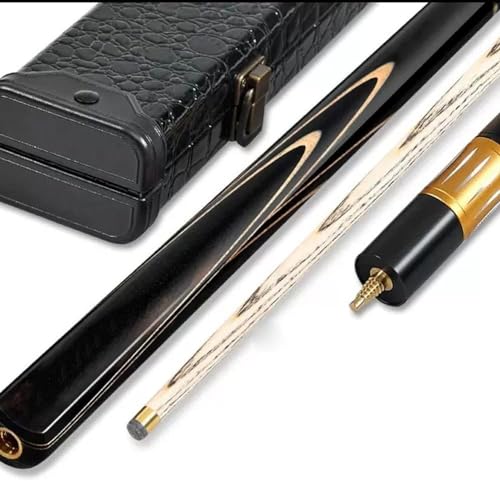 Taco de Billar Snooker Negro 145 cm Cabeza 10 mm miniatura 1