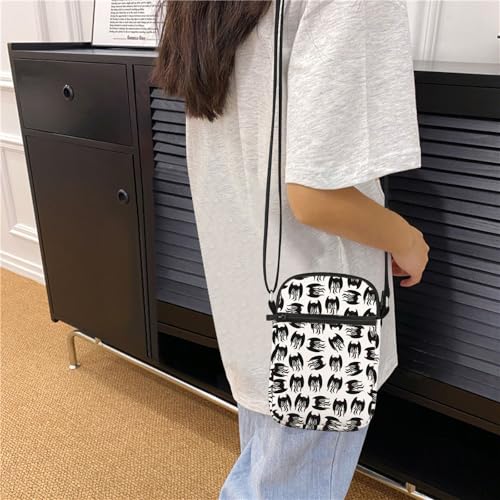 HOLLP Mothman Antisocial Butterfly Crossbody Bag Cryptid Creature Gift Mothman Tarot Shoulder Bag3