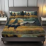 【Tejido superior】: Fabricadas en sábana bajera microfibra ultra suave, transpirable e hipoalergénica, nuestras sábanas ajustables para dormitorio ofrecen una sensación sedosa y fresca. Resistentes a las arrugas, la decoloración y el encogimiento, garantizan una experiencia de descanso premium noche tras noche.