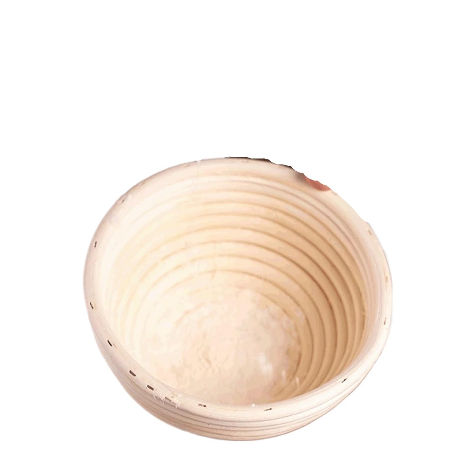 Cesta Para Fermentar Pan Cestas a prueba de pan, cesta de ratán a prueba de pan, cesta de fermentación de masa de mimbre Natural(Round-16 * 6cm)