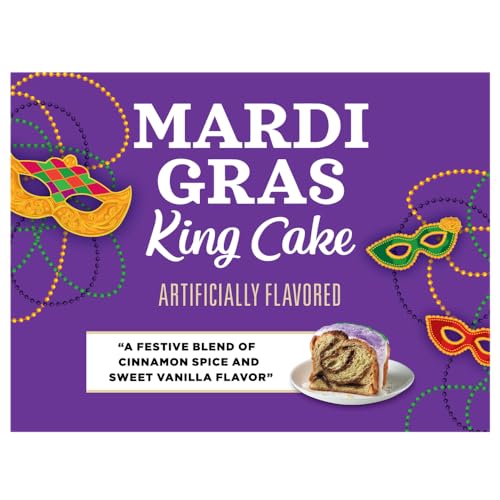 Image of Community Coffee Mardi Gras King Cake Flavored 32 Ounces, Medium Roast Ground Coffee, 32 Ounce Bag (Pack of 2)