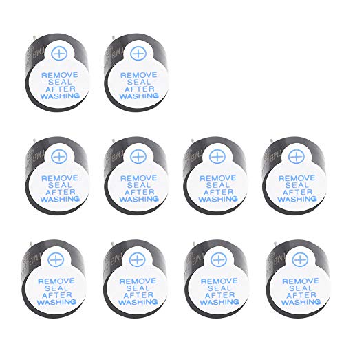 10 Pcs 5V Electromagnetic Type Buzzer with Directly Insert SOT Tube Powerful Long Sound Premium Buzzer for