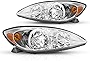 Torchbeam Replacement Headlight Assembly for 2002-2004 Camry Amber Reflector Clear Lens Driver & Passenger Side