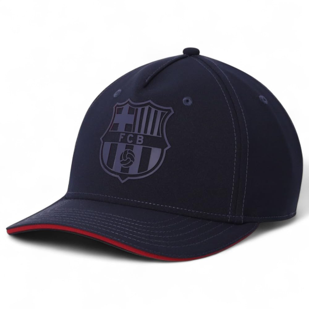 FC Barcelona Neuter Navy Barça Licensed Cap – Adjustable Size for Adults, blue, One Size