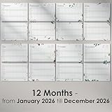 Family Planner 2026 Wall Calendar – Large Family Organiser up to December 2026 – Calendar with Columns for Appointments, School, Birthdays & Household Planning – Home & Office Organisation - Image 3