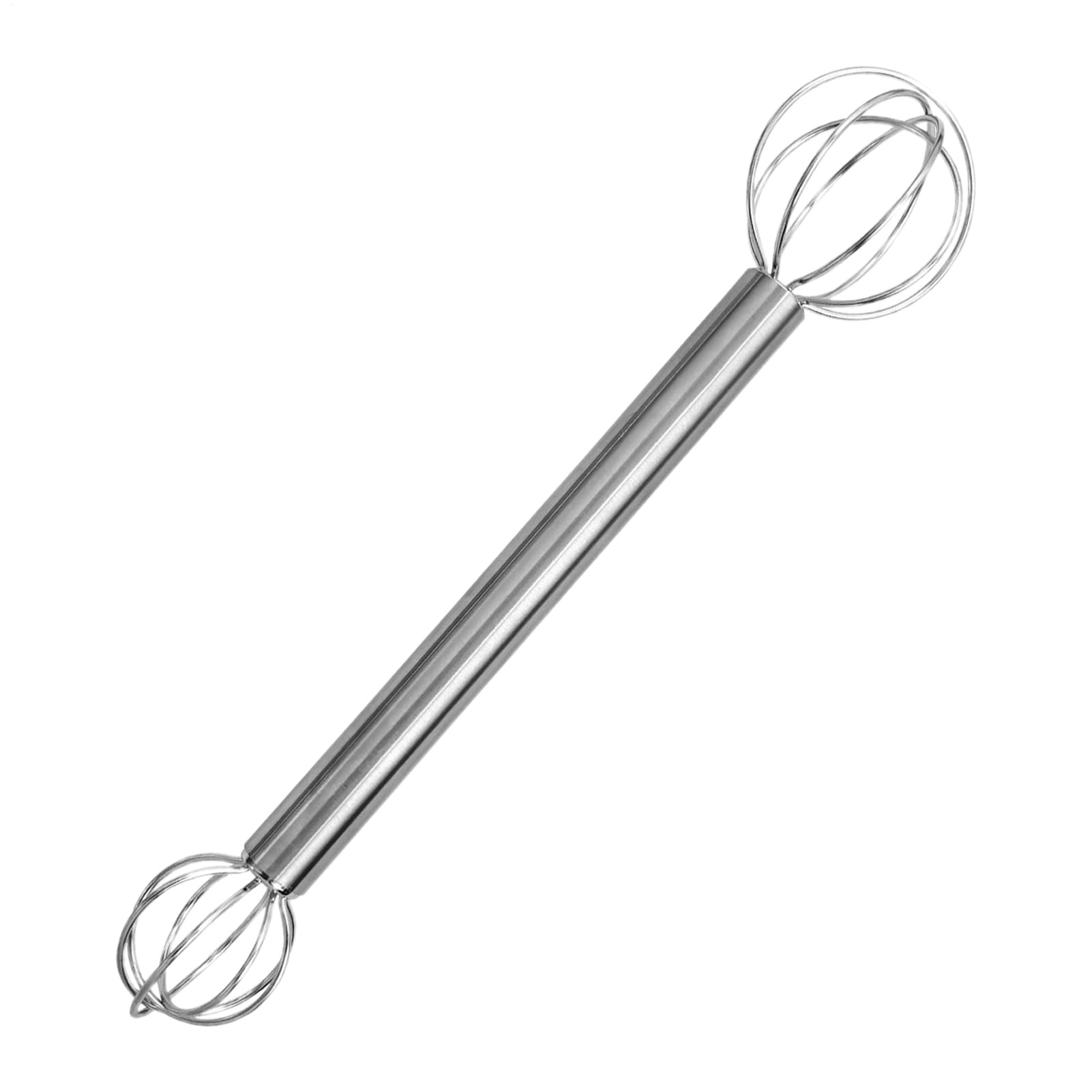 Edelstahl-Schneebesen, manueller -Stößel aus Edelstahl, japanischer Mixer in Lebensmittelqualität, für Eierteige, Saucen, Suppe, Rühren, Kochen, Backen, Cocktailbar, Küche, Zuhause, Salat