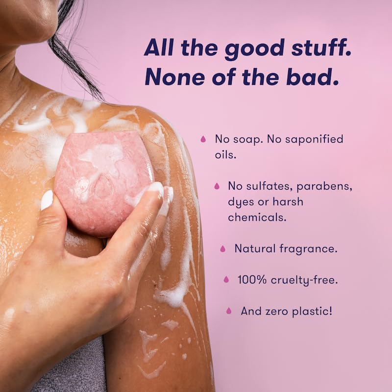 Miniatura 7 de HIBAR - Barra de champú Volumize & Nourish Solid Body Wash Bar - Sin plástico, jabón ni parabenos