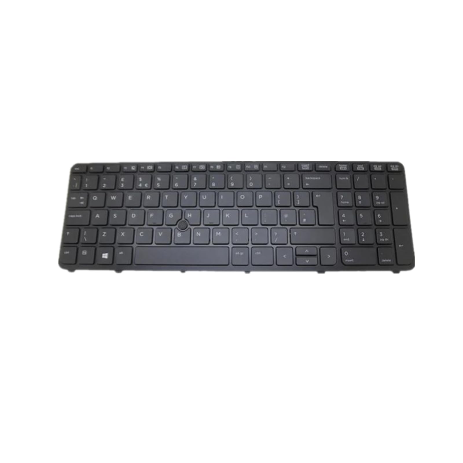 Teclado para HP ZBook Studio G4 con pulsación precisa y teclas negras de alta respuesta en inglés 2
