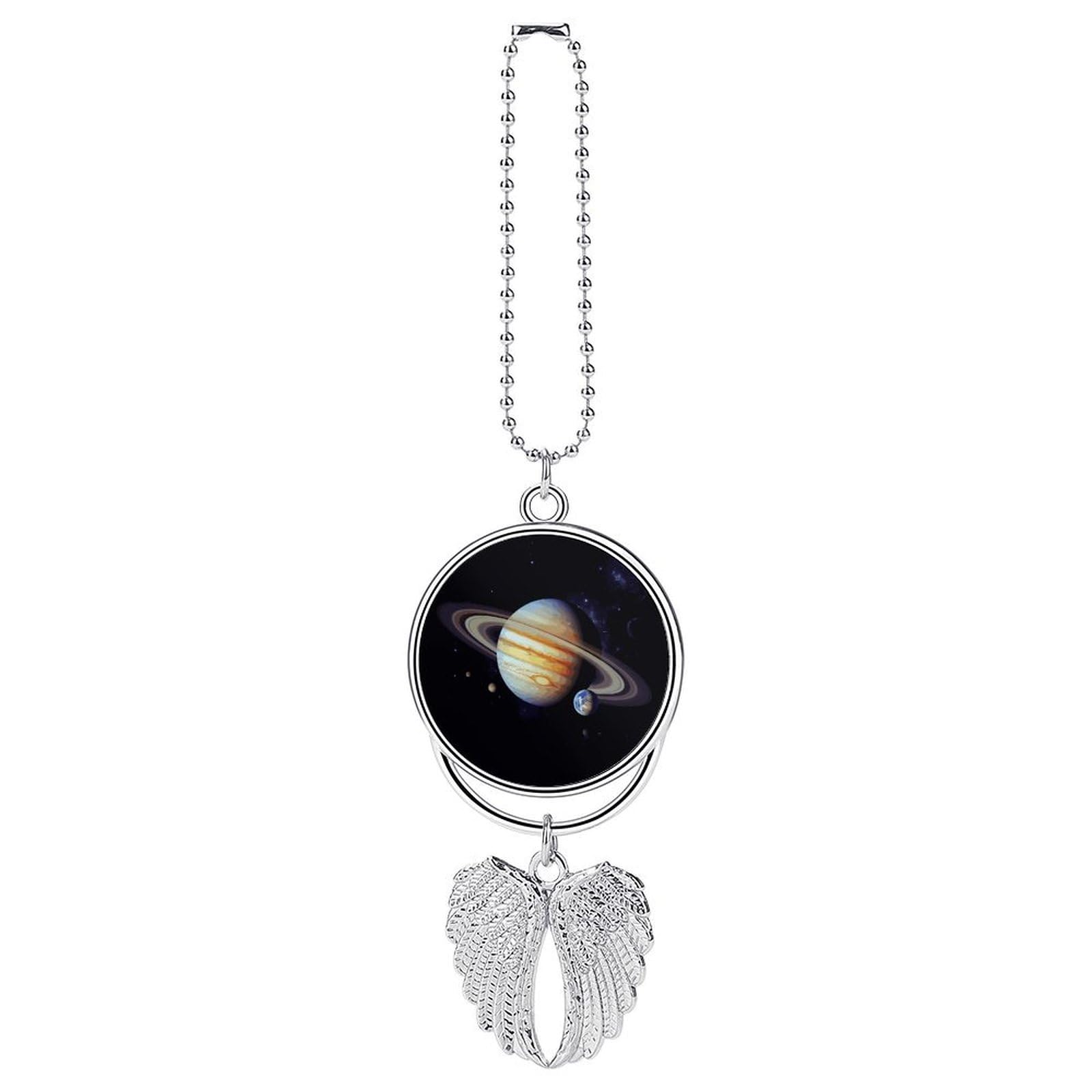 Planet Jupiter Car Pendant Hanging Swing Auto Rear View Mirror Hanging Car Rear View Mirror Charm Truck Hanger Ornament Charm for Car Rear View Mirrors Accessories