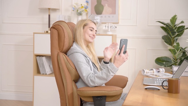 Amazon.com: BestGlory Office Desk Chair, Big and Tall Leather