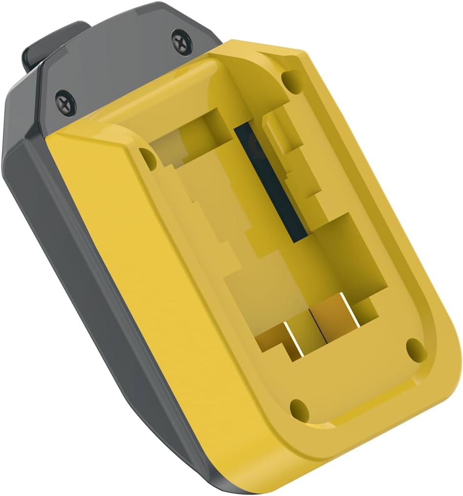 1 Adapter Upgrade for Worx 20v USA Version Tools for use with DeWalt 20v MAX Slider Li-Ion Batteries - Adapter Only