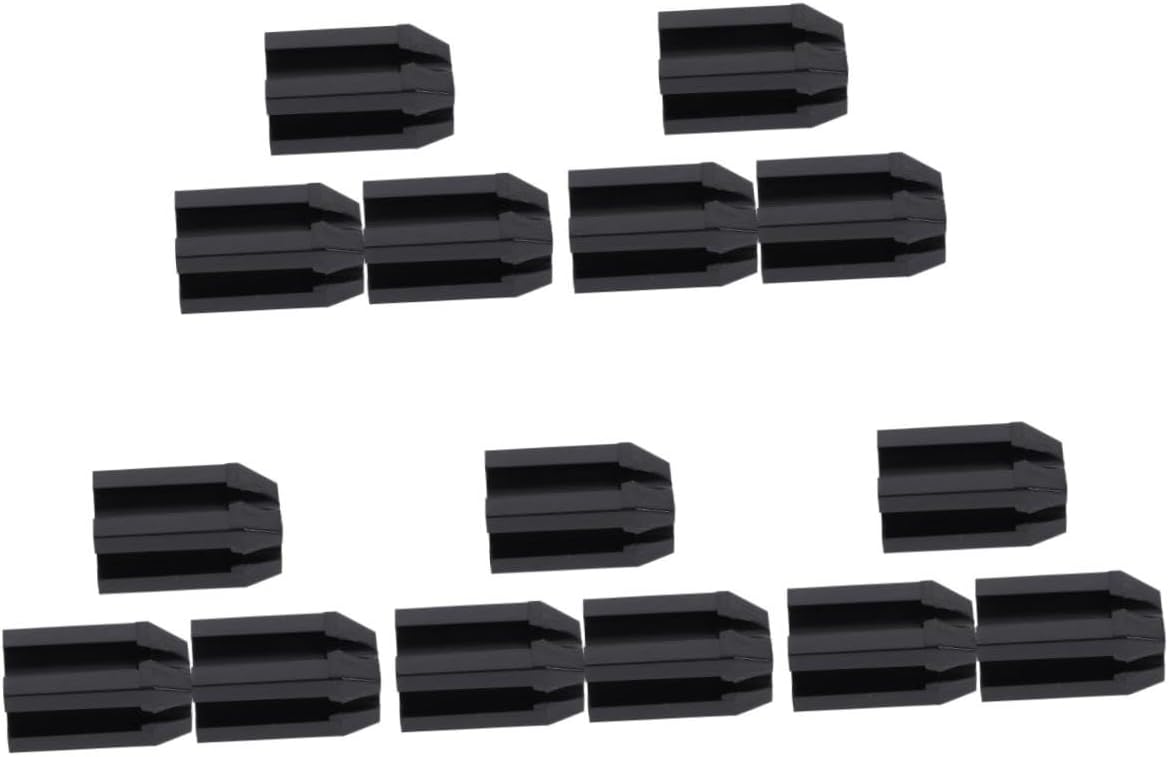 15pcs Eyebrow Sharpeners Makeup Brow Pencil Tools and Lightweight Detachable Lid Four Style Options for Eyeliner Lip Liner Pencils Black