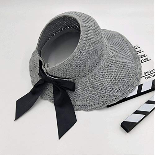 Chapeau de soleil femme réversible UPF 50+ avec grand bord pliable pour la plage