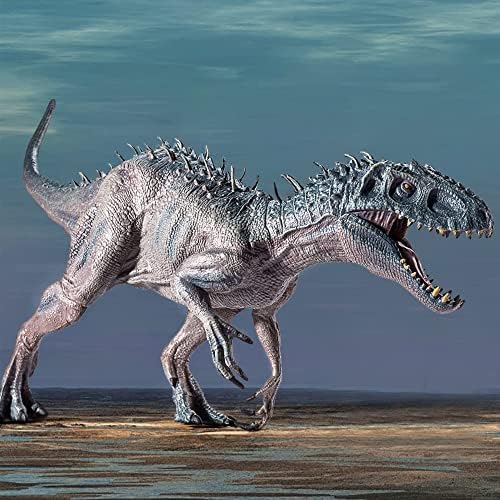 Keena Vivid Dinosaur Toys,15.7″ Large T-REX Dinosaur Action Figure with Moveble Jaw,Realistic Tyrannosaurus Rex Dino Word Toy for Boys Girls,Birthday Gift,Kids Gift Ages 3 Years & Older