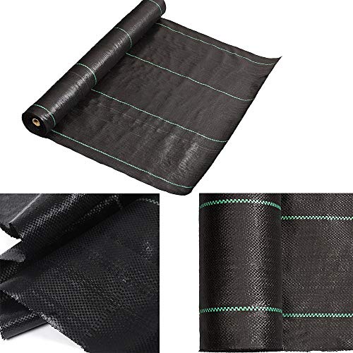 Image of Petgrow Heavy Duty Weed Barrier Landscape Fabric for Outdoor Gardens, Non Woven Weed Blockr Fabric - Garden Landscaping Fabric Roll - Weed Control Fabric in Rolls(3FTx250FT)