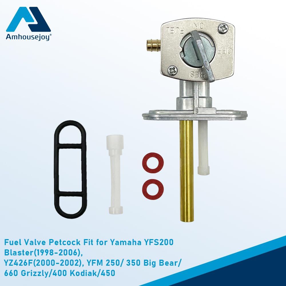 Fuel Petcock Tank Switch Valve Assembly For Yamaha Big Bear 350 YFM350 ATV & Quad