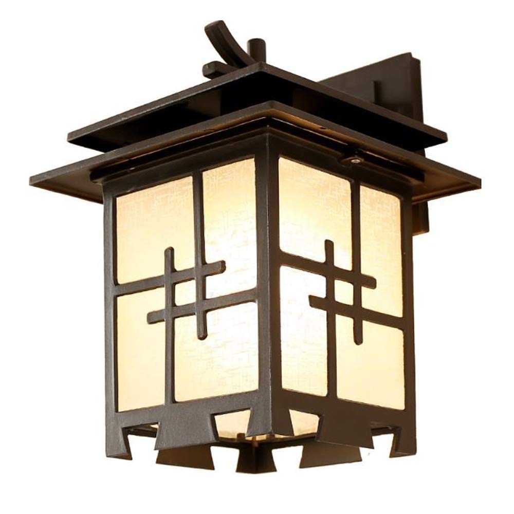 Lampe murale extérieure étanche carrée style rétro européen