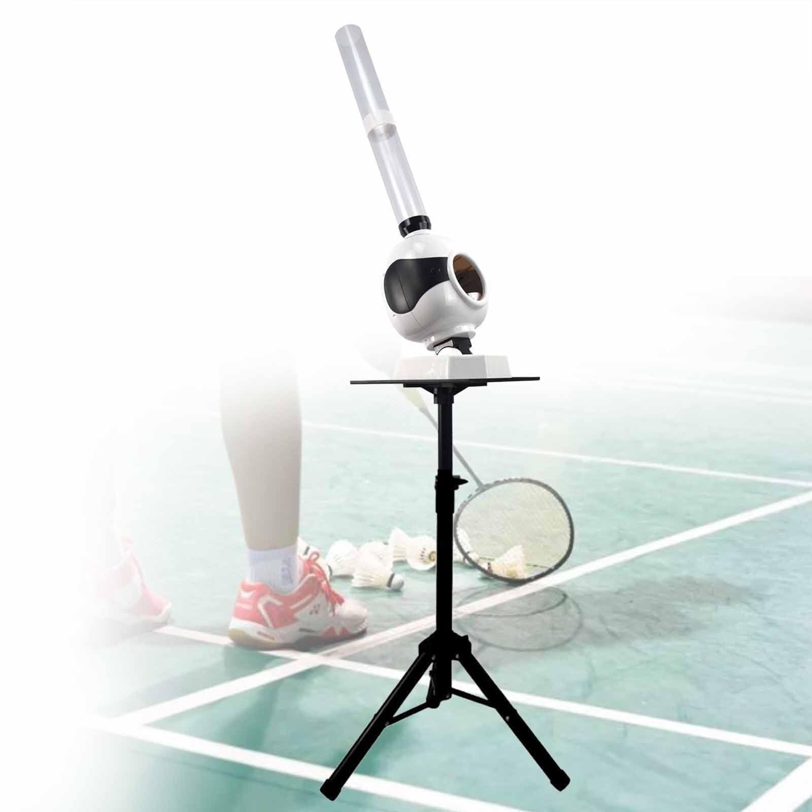 ZIROXI Portable Badminton Training Machine,Automatic Badminton Ball Machine,Machine Shuttlecock Launcher,Machine Badminton Robot Serving