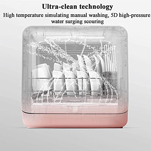 XTZJ Complete draagbare aanrecht vaatwasser met ingebouwde watertank met 5 liter, 5 programma's, babyverzorging, glas en fruitwassen - Image 7